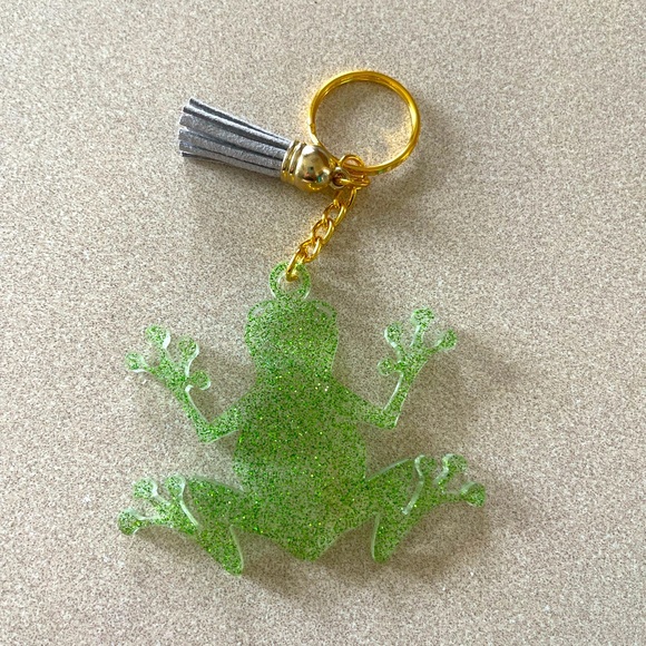Hand Crafted Other - **SPECIAL DEAL** Handmade Frog Keychain -Please read description